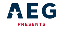 AEG presents UK brand logo