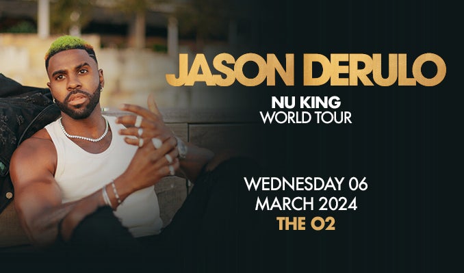 JASON DERULO ANNOUNCES HEADLINE SHOW AT THE O2 IN 2024 - press release download