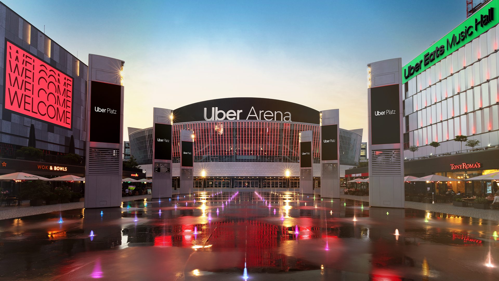 Uber and AEG Europe announce largest naming-rights partnership in Germany setting new standard for live entertainment - press release download